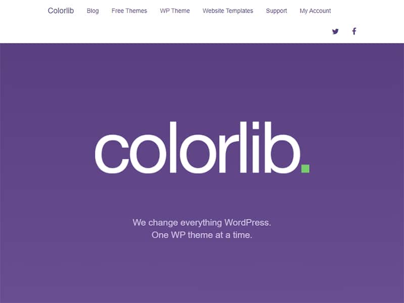 Colorlib擁有十多個免費網頁模板供自由使用、下載