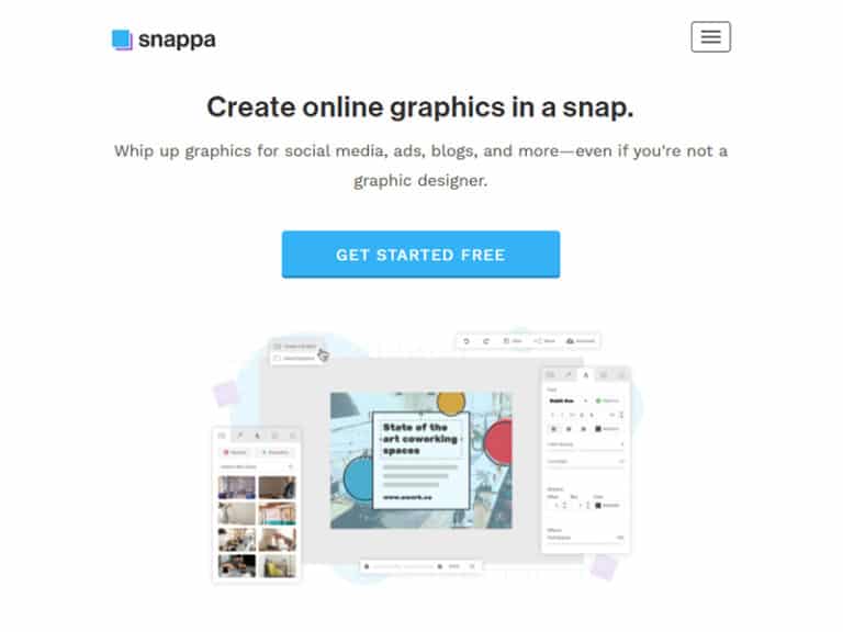 SNAPPA 擁有圖庫的免費製圖工具，替你省下找圖的時間。