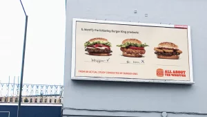 除了華堡，人們無法說出任一項漢堡王產品